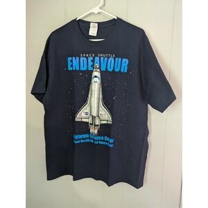 Space Shuttle Endeavor California Science Center Samuel Oschin adult XL t-shirt